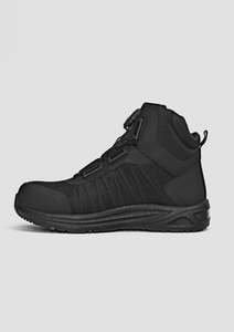 Work Boots: ZFF501 Syzmik UltraLite Mid Black Freelock®