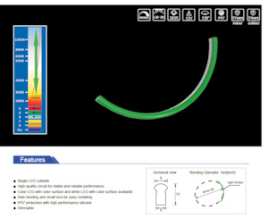 Illuminated Neon Flex Strip: NeonFlex 12V