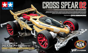 Tamiya Mini 4wd: Tamiya Mini 4wd 18104 Cross Spear 02 (VZ Chassis)
