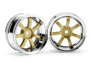 Rc Featured: HPI Racing 3320 RAYS GRAM LIGHTS 57S-PRO CHROME/GOLD (6mm OFFSET)