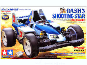 Tamiya Mini 4wd: Tamiya Mini 4wd 18630 Dash 3 Shooting Star (MS Chassis)