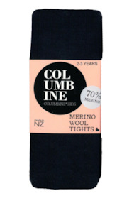 Hampstead School: Columbine - Merino Wool Tights Navy