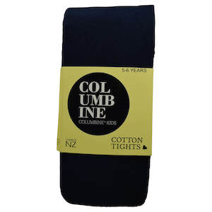 Accessories: Columbine - Cotton Tights Navy