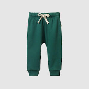 Organic Cotton Sunday Track Pants- Pine