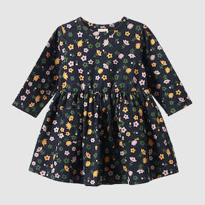 Long Sleeve Twirl Dress - Pollyanna Print