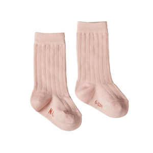 Nature Baby: Organic Cotton Rib Socks