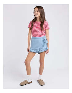 Eve Girl: Hazel Skort-Blue