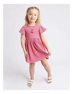 Eve Girl: Betty Rib Dress - Pink