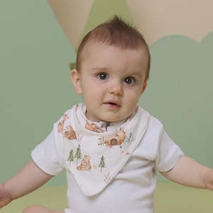 Bears Organic Dribble Bib