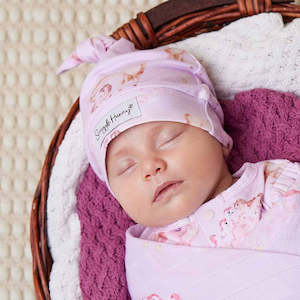 Hats Mittens: Unicorn Organic Knotted Beanie
