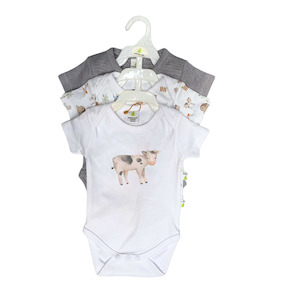 Baby Bodysuits: Imababywear 3-Pce Bodysuit