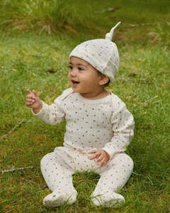 Long Sleeve Bodysuit Pointelle-Astra Floral