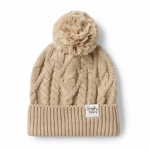 Hats Mittens: Hazelnut Organic Knit Beanie