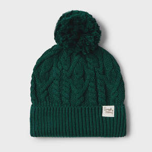Hats Mittens: Emerald Organic Baby Knit Beanie