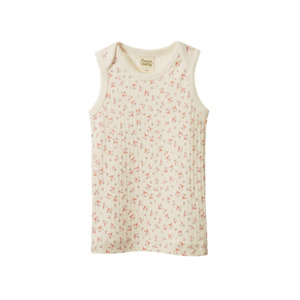 Clothing: Singlet Pointelle - Dandelion Print