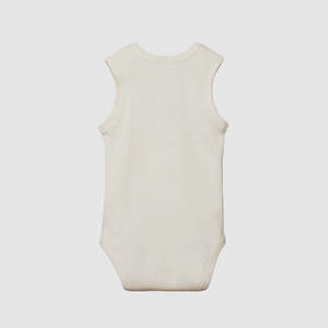 Clothing: Singlet Bodysuit - Natural