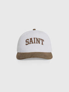 Two Tone Cap - Brown/Cream