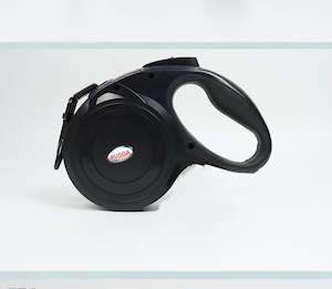 Pets Animals: PUGGA Retractable Cord Dog Lead 8 Metre Black 430G  | TOUCHANDCATCH NZ