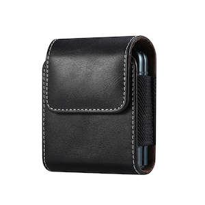 Mobile Phones: Vegan Leather Samsung Z Flip 3/4  Case  | TOUCHANDCATCH NZ
