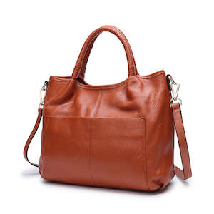 Tote Bags: Women's Genuine Leather Tote Bag, Crossbody Bag TC9502 |TOUCHANDCATCH NZ