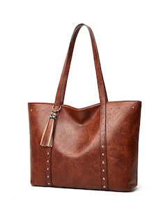 Tote Bags: Vegan Leather Women's Tote Bag, Handbag 1967 | TOUCHANDCATCH NZ