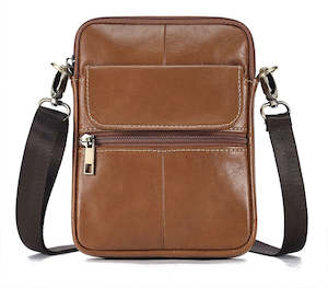 Men's Genuine Leather Crossboday Bag, Satchel TC710 | TOUCHANDCATCH NZ