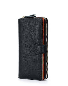 Purses: Women's Genuine Leather Zip-Around Purse TC1320 | TOUCHANDCATCH NZ