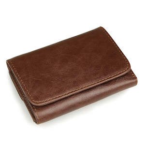 Mens Wallets: Genuine Leather Tri-fold RFID Wallet TC106 | TOUCHANDCATCH NZ