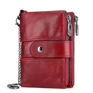 Womens Wallets: Genuine Leather RFID Bi-Fold Wallet TC804 | TOUCHANDCATCH NZ