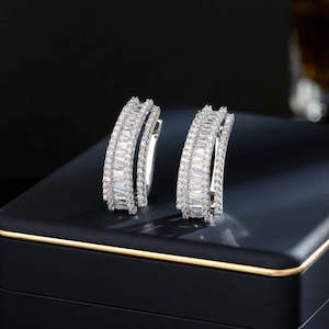 Jewellery: Women's Zircon Earrings TCB058 | TOUCHANDCATCH NZ