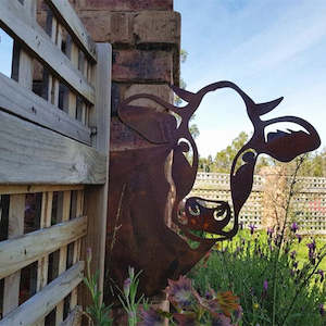 Home Decor: Home Decor, Wall Art  Metal Cow Head Double Sided | TOUCHANDCATCH NZ