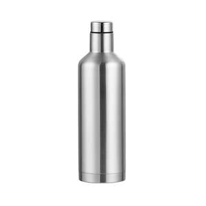 Thermal Bottles Mugs: Thermal Drink Bottle, Wine Bottle Silver | TOUCHANDCATCH NZ
