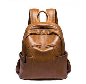 Women S Backpack: Women's Vegan Leather Backpack 268 | TOUCHANDCATCH NZ