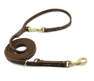 Pets Animals: Genuine Leather Dog lead 2.5 Metre TC035 | TOUCHANDCATCH NZ