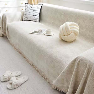 Home Living: Multi-Use Chenille 3 Seats Couch Cover Blanket TCPJDJ| TOUCHANDCATCH NZ