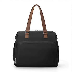 Nappy Bag, Nappy Backpack, Nappy Tote Bag Black TC109 | TOUCHANDCATCH NZ