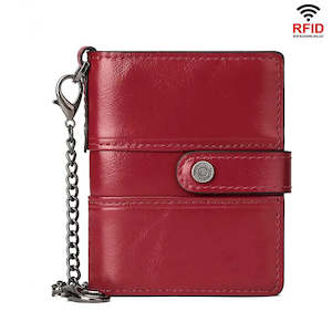Womens Wallets: Genuine Leather RFID Wallet, Pop-up Card Holder TC8980 | TOUCHANDCATCH NZ