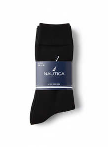 NAUTICA MEN'S 6 PAIRES DRESS SOCKS SIZE 7-12 TC8715 |TOUCHANDCATCH NZ