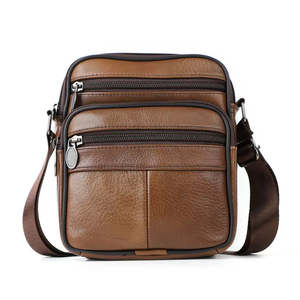 Men's Genuine Leather Crossbody Bag, Men’s Satchel TC637 | TOUCHANDCATCH NZ