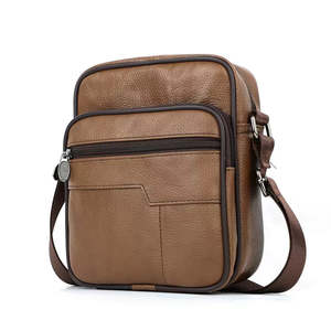 Men's Genuine Leather Crossbody Bag, Men’s Satchel TC627 | TOUCHANDCATCH NZ