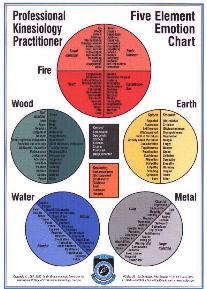Products: PKP 5 Element Emotion Chart