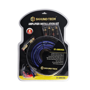 Products: ST-AMK4GA 4 Gauge Amplifier Wiring Kit with Flexible PVC