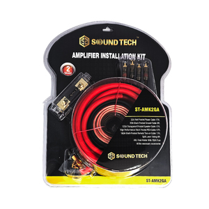 Products: ST-AMK2GA 2 Gauge Amplifier Wiring Kit with Flexible PVC