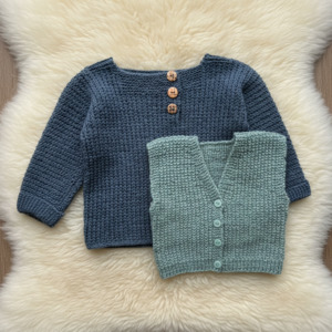 pattern - kiddies jumper & waistcoat 036 pdf