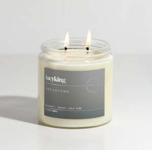 lucy king - scented candle - arrowtown - large