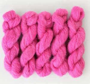Your Garden: mohair 12ply hand dyed 50g - vivid pink