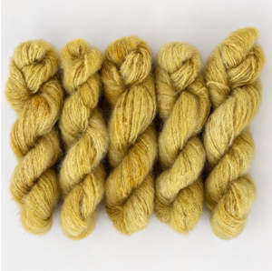 mohair 12ply hand dyed 50g - wheat