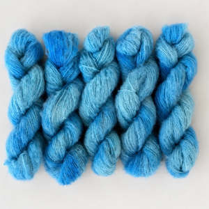 mohair 12ply hand dyed 50g - aquamarine