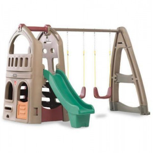 Products: Playhouse & Slide with Swing Extension Kreative Themes