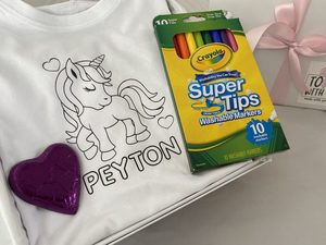 Products: Colour Your own Tee-Unicorn - toyouwithlove